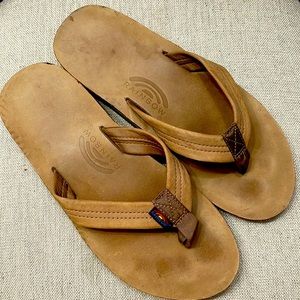 Rainbow slippers Size 9.5 like new